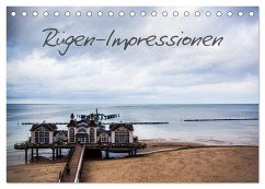 Rügen-Impressionen (Tischkalender 2024 DIN A5 quer), CALVENDO Monatskalender