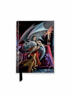 Anne Stokes - Drachencharme - Taschenkalender 2024 - Flame Tree Publishing