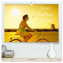 Insel Lefkas (hochwertiger Premium Wandkalender 2024 DIN A2 quer), Kunstdruck in Hochglanz
