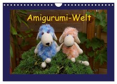 Amigurumi-Welt (Wandkalender 2024 DIN A4 quer), CALVENDO Monatskalender