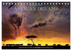 Emotionale Momente: African Dreams (Tischkalender 2024 DIN A5 quer), CALVENDO Monatskalender