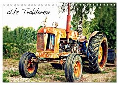 alte Traktoren (Wandkalender 2024 DIN A4 quer), CALVENDO Monatskalender - tinadefortunata