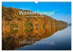 WasserSpiegel Mecklenburgische Seenplatte (Wandkalender 2024 DIN A3 quer), CALVENDO Monatskalender - Stoll, Uli