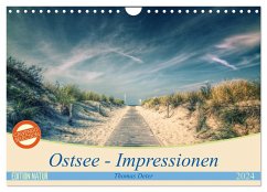 Ostsee - Impressionen (Wandkalender 2024 DIN A4 quer), CALVENDO Monatskalender