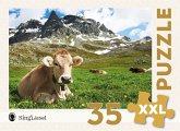 Das SingLiesel-Puzzle für Menschen mit Demenz: Kuh auf der Alp