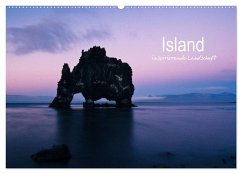 Island - inspirierende Landschaft (Wandkalender 2024 DIN A2 quer), CALVENDO Monatskalender
