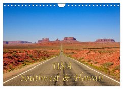 USA Southwest & Hawaii (Wandkalender 2024 DIN A4 quer), CALVENDO Monatskalender