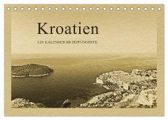 Kroatien (Tischkalender 2024 DIN A5 quer), CALVENDO Monatskalender - Kirsch, Gunter