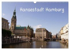Hansestadt Hamburg (Wandkalender 2024 DIN A3 quer), CALVENDO Monatskalender