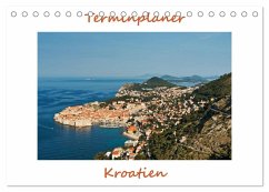 Kroatien, Terminplaner (Tischkalender 2024 DIN A5 quer), CALVENDO Monatskalender