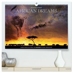 Emotionale Momente: African Dreams (hochwertiger Premium Wandkalender 2024 DIN A2 quer), Kunstdruck in Hochglanz