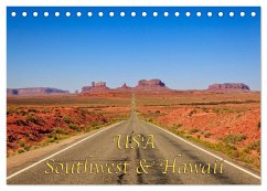 USA Southwest & Hawaii (Tischkalender 2024 DIN A5 quer), CALVENDO Monatskalender