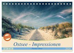 Ostsee - Impressionen (Tischkalender 2024 DIN A5 quer), CALVENDO Monatskalender