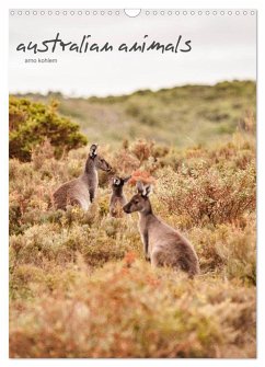australian animals (Wandkalender 2024 DIN A3 hoch), CALVENDO Monatskalender