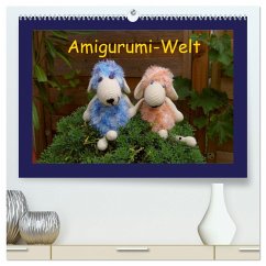 Amigurumi-Welt (hochwertiger Premium Wandkalender 2024 DIN A2 quer), Kunstdruck in Hochglanz