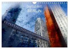 Digital-Art BERLIN (Wandkalender 2024 DIN A4 quer), CALVENDO Monatskalender - Viola, Melanie