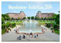 Mannheimer Ansichten 2024 (Tischkalender 2024 DIN A5 quer), CALVENDO Monatskalender - Tortora, Alessandro