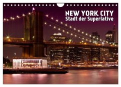 NEW YORK CITY Stadt der Superlative (Wandkalender 2024 DIN A4 quer), CALVENDO Monatskalender