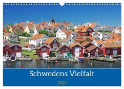 Schwedens Vielfalt (Wandkalender 2024 DIN A3 quer), CALVENDO Monatskalender