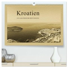 Kroatien (hochwertiger Premium Wandkalender 2024 DIN A2 quer), Kunstdruck in Hochglanz - Kirsch, Gunter