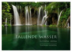 FALLENDE WASSER (Wandkalender 2024 DIN A2 quer), CALVENDO Monatskalender