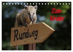 Zoo-Kinder (Tischkalender 2024 DIN A5 quer), CALVENDO Monatskalender