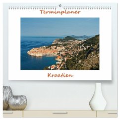 Kroatien, Terminplaner (hochwertiger Premium Wandkalender 2024 DIN A2 quer), Kunstdruck in Hochglanz - Kirsch, Gunter