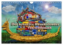 Der kreative Hauskalender (Wandkalender 2024 DIN A4 quer), CALVENDO Monatskalender - teddynash