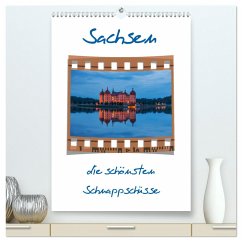 Sachsen (hochwertiger Premium Wandkalender 2024 DIN A2 hoch), Kunstdruck in Hochglanz - Kirsch, Gunter