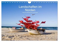 Landschaften im Norden (Wandkalender 2024 DIN A4 quer), CALVENDO Monatskalender - Kantz, Uwe