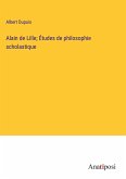 Alain de Lille; Études de philosophie scholastique