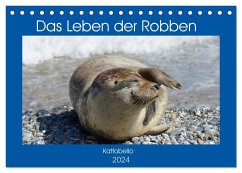 Das Leben der Robben (Tischkalender 2024 DIN A5 quer), CALVENDO Monatskalender - Kattobello