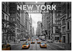NEW YORK Urbaner Flair (Wandkalender 2024 DIN A2 quer), CALVENDO Monatskalender