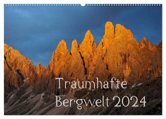 Traumhafte Bergwelt Kalender (Wandkalender 2024 DIN A2 quer), CALVENDO Monatskalender