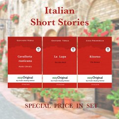 Italian short stories (with 3 audio-CDs), m. 3 Audio-CD, m. 3 Audio, m. 3 Audio, 3 Teile - Pirandello, Luigi;Verga, Giovanni