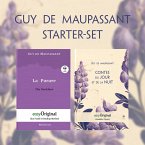Guy de Maupassant (with 2 MP3 audio-CDs) - Starter-Set - French-English, m. 2 Audio-CD, m. 2 Audio, m. 2 Audio, 2 Teile