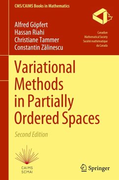 Variational Methods in Partially Ordered Spaces - Göpfert, Alfred;Riahi, Hassan;Tammer, Christiane