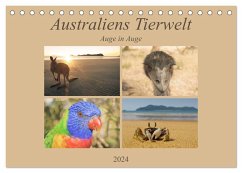 Australiens Tierwelt - Auge in Auge (Tischkalender 2024 DIN A5 quer), CALVENDO Monatskalender