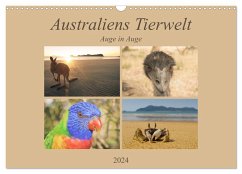 Australiens Tierwelt - Auge in Auge (Wandkalender 2024 DIN A3 quer), CALVENDO Monatskalender