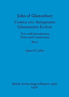 Cover John of Glastonbury. Cronica sive Antiquitates Glastoniensis Ecclesie, Part i