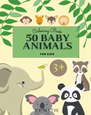 50 Baby Animals Coloring Book