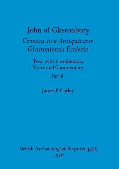Cover John of Glastonbury. Cronica sive Antiquitates Glastoniensis Ecclesie, Part ii
