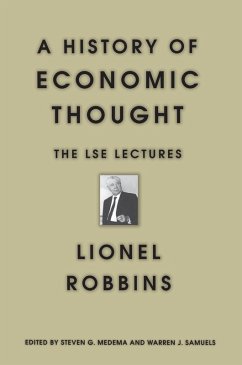 History of Economic Thought (eBook, ePUB) - Robbins, Lionel