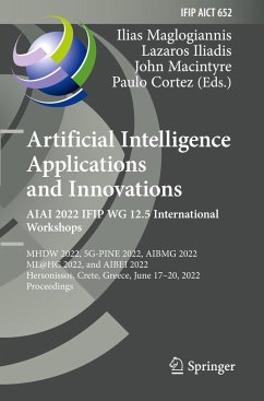 Artificial Intelligence Applications and Innovations. AIAI 2022 IFIP WG 12.5 International Workshops