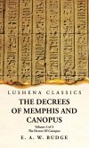 The Decrees Of Memphis And Canopus The Decree Of Canopus Volume 3 of 3