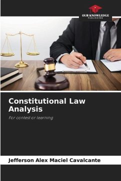Constitutional Law Analysis - Maciel Cavalcante, Jefferson Alex