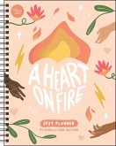 A Heart on Fire 12-Month 2024 Monthly/Weekly Planner Calendar