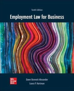 Loose Leaf for Employment Law for Business 10e - Bennett-Alexander, Dawn D; Hartman, Laura P