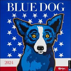 Blue Dog 2024 Wall Calendar - Rodrigue, George