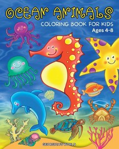 Ocean Animals Coloring Book for Kids Ages 4-8 - Yunaizar88